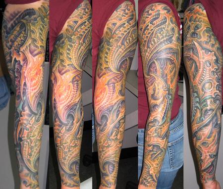 Tattoos - Biomech Sleeve - 114072